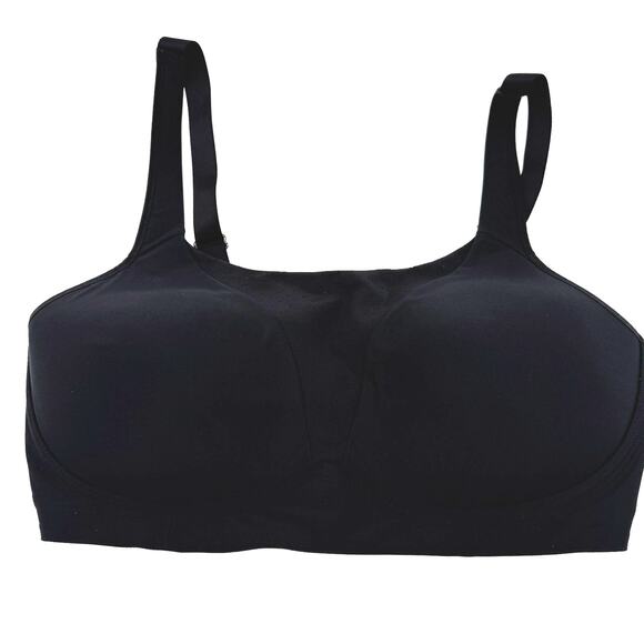 lululemon‎ Athletica Womens Bra 38DD Black RN# 106259 Mesh Center Excellent - Picture 1 of 10
